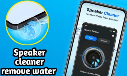 Speaker Cleaner Remove water App 