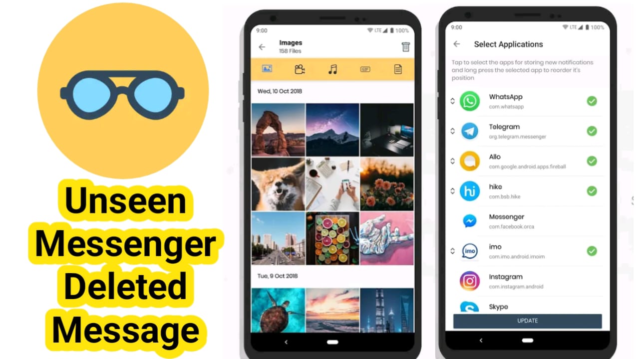 Unseen Messenger Deleted Message App